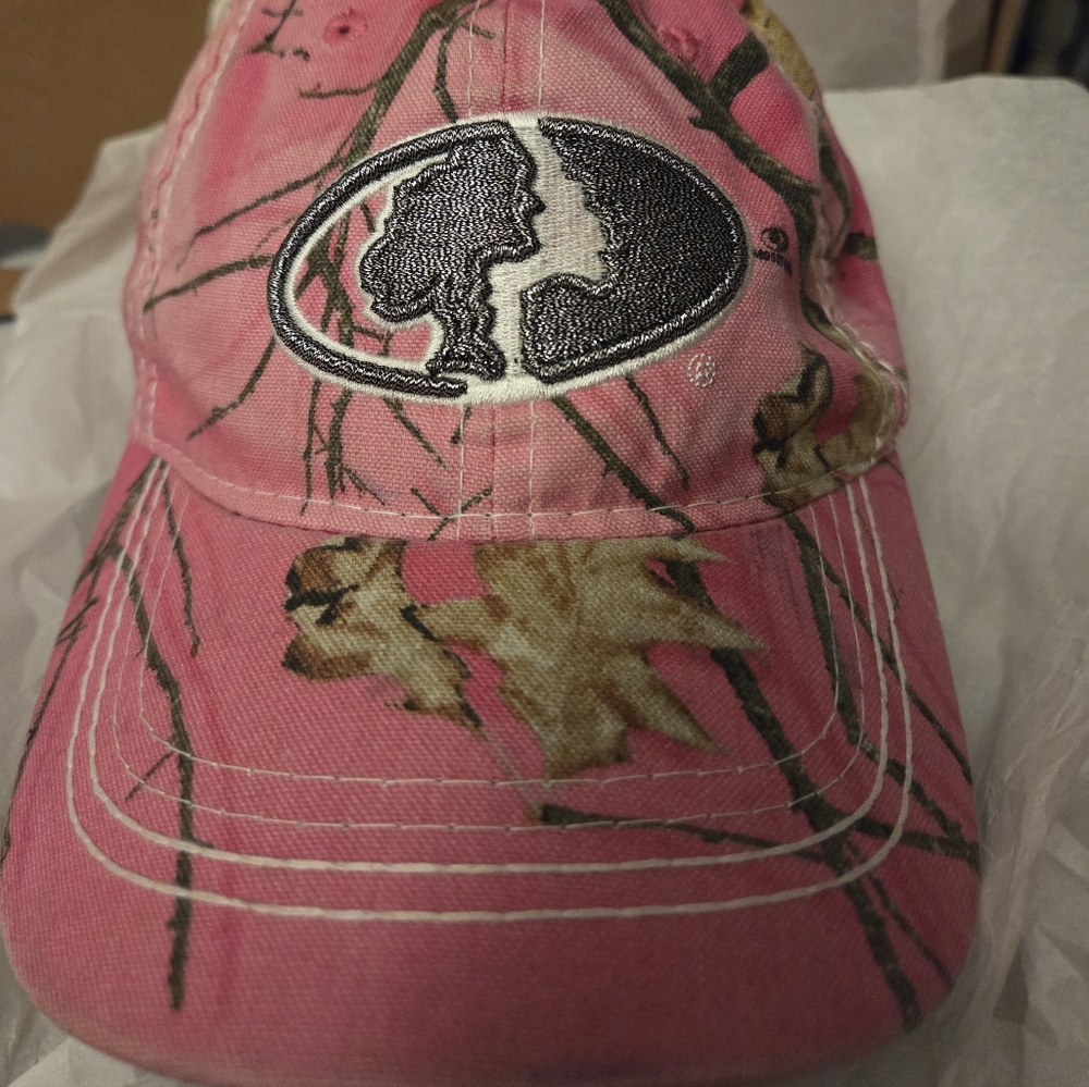 Mossy Oak Pink Camo Hat Women’s Adjustable Cap
